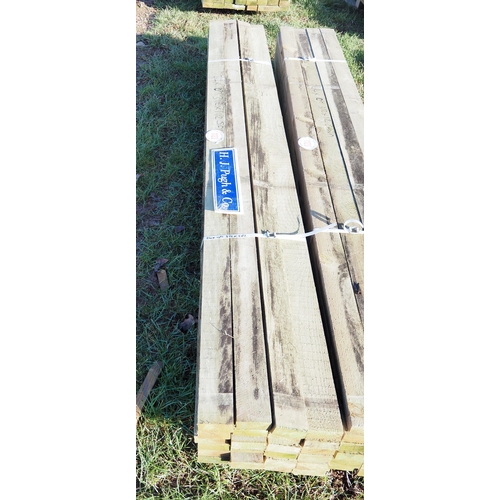 1122 - Sawn rails 10ft x 3½