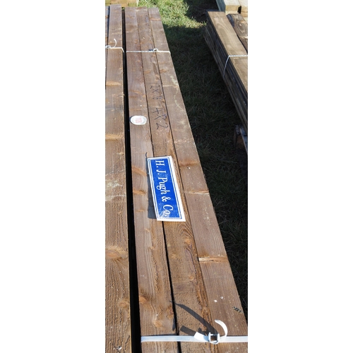 1128 - Sawn timber 16ft x 4