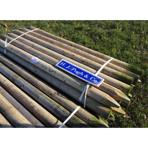 1155 - Round stakes 6ft x 3½