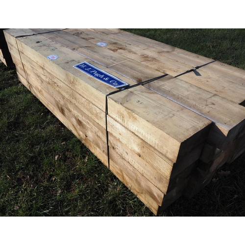 1166 - Softwood sleepers 8ft - 10