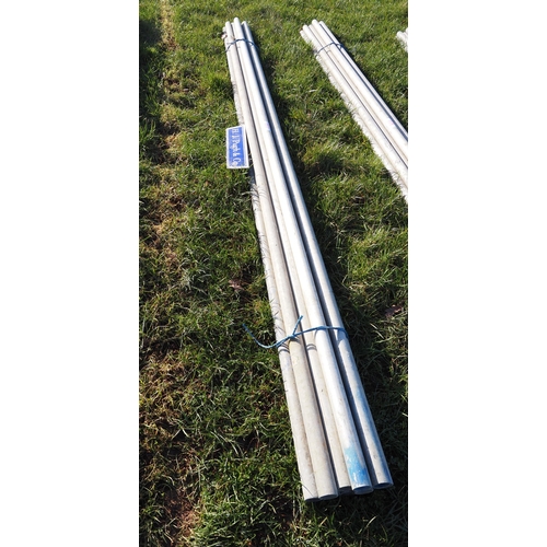 1177 - Aluminium scaffold poles 12ft - 10