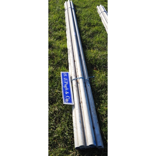 1178 - Aluminium scaffold poles 12ft - 10