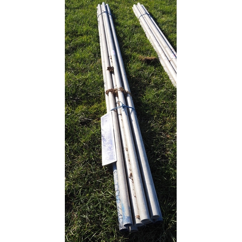 1179 - Aluminium scaffold poles 12ft - 10