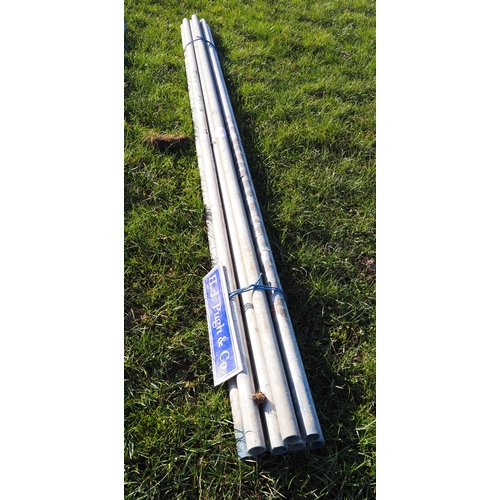 1180 - Aluminium scaffold poles 12ft - 10