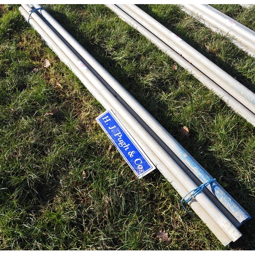 1181 - Aluminium scaffold poles 8ft - 10