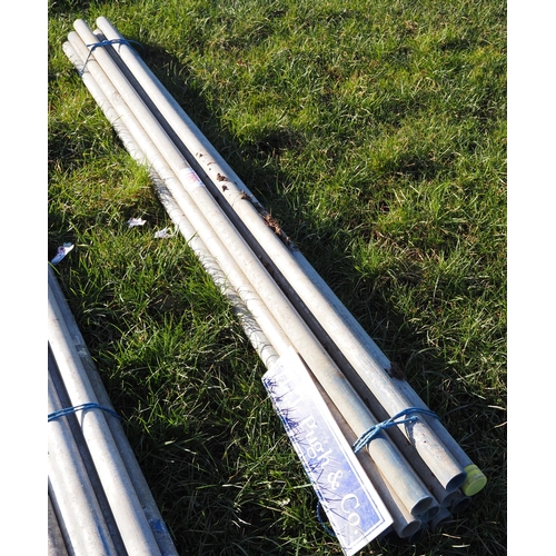 1185 - Aluminium scaffold poles 8ft - 10