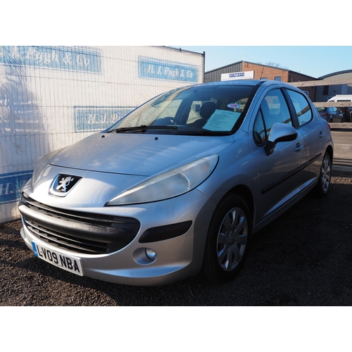 1396 - Peugeot 207 1.4 HDi, 2009. Showing 105000 miles. MOT until 6/7/23, recent service. 2 Owners. Reg. LV... 