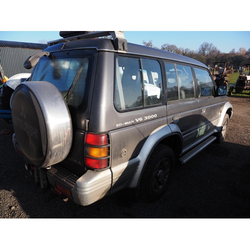 1397 - Mitsubishi Shogun V6 3000 gas conversion. Private plate included, tachograph fitted with LPG convers... 