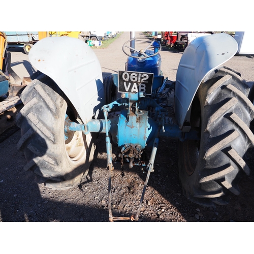 1406 - Fordson Super Dexta. Runs and drives. Reg. Q612 VAB