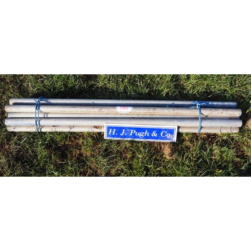 1197 - 5ft Aluminium scaffold poles - 10