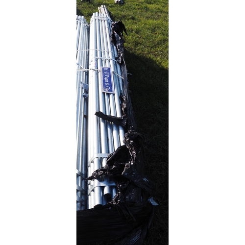 1201 - Galvanised tube 3.2m, 50mm approx. 50