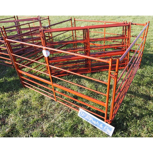 1234 - Painted sheep hurdles 5ft - 10