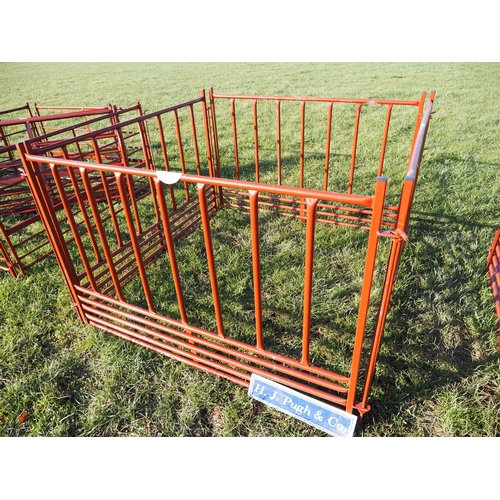 1235 - Painted sheep hurdles 5ft - 4