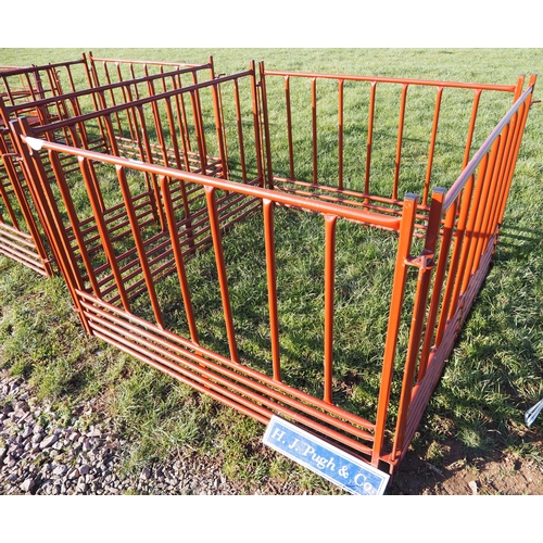 1236 - Painted sheep hurdles 5ft - 4