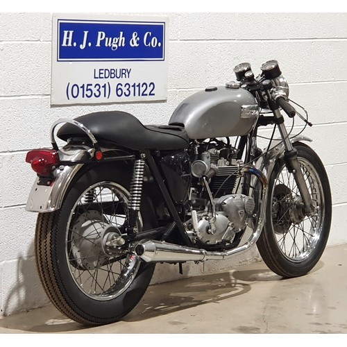 Triumph T140 Cafe Racer Motorcycle. 1971. 750cc. Frame No. 07923 Engine ...