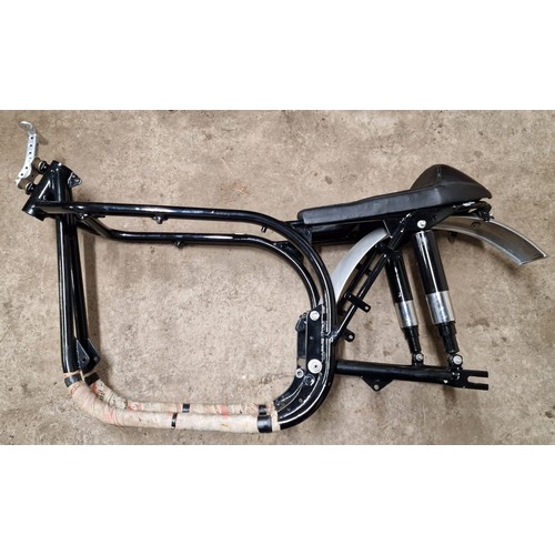 Manx Norton frame and swinging arm believed NOS. Not numbered, dated 3/ ...