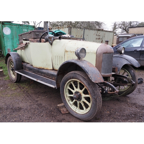 110 - Bullnose Morris 2 seater coupe. 1923. 1595cc. fitted with dickie. In need of restoration. C/w temper... 