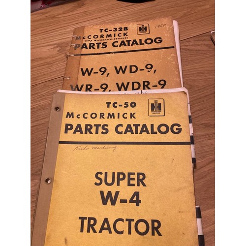 3 - McCormick W-4 & W-9 parts catalogues