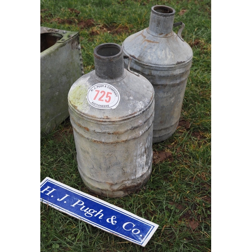 725 - 5 Gallon oil cans - 2