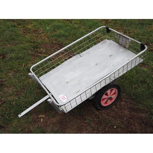 731 - Tow behind garden cart