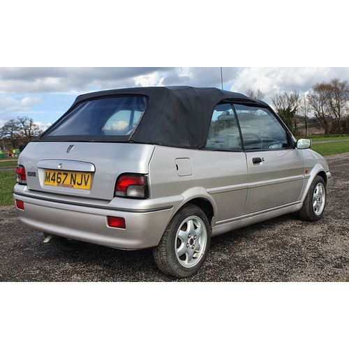420 - Rover Metro Cabriolet, 1995, 1396cc.
Chassis no. SAXXPKBWDBD033300
Engine no. 14K2DJ37998368
Runs an... 