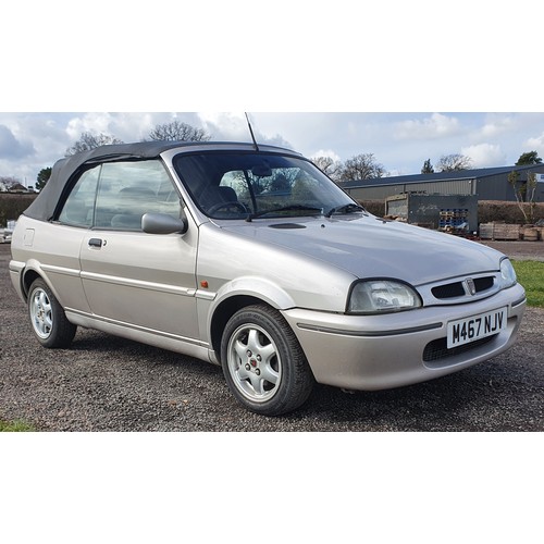 420 - Rover Metro Cabriolet, 1995, 1396cc.
Chassis no. SAXXPKBWDBD033300
Engine no. 14K2DJ37998368
Runs an... 