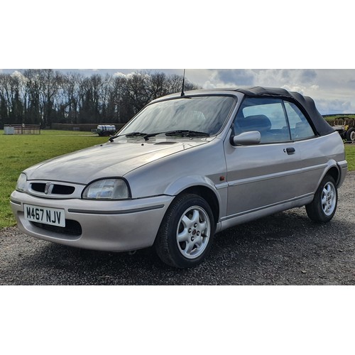 420 - Rover Metro Cabriolet, 1995, 1396cc.
Chassis no. SAXXPKBWDBD033300
Engine no. 14K2DJ37998368
Runs an... 