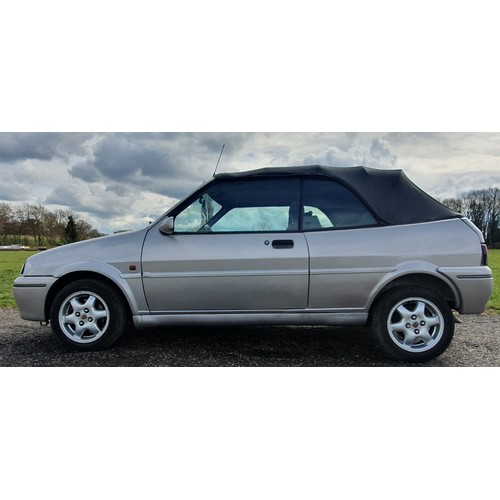 420 - Rover Metro Cabriolet, 1995, 1396cc.
Chassis no. SAXXPKBWDBD033300
Engine no. 14K2DJ37998368
Runs an... 