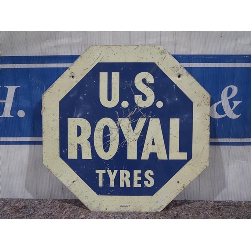 118 - Tin Sign -  U.S Royal Tyres 19