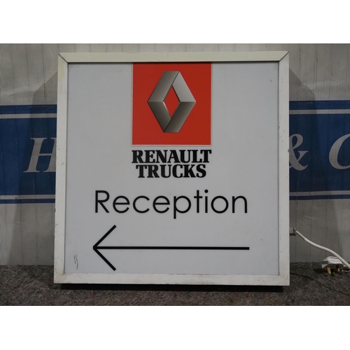 136 - Illuminated sign - Renault trucks reception