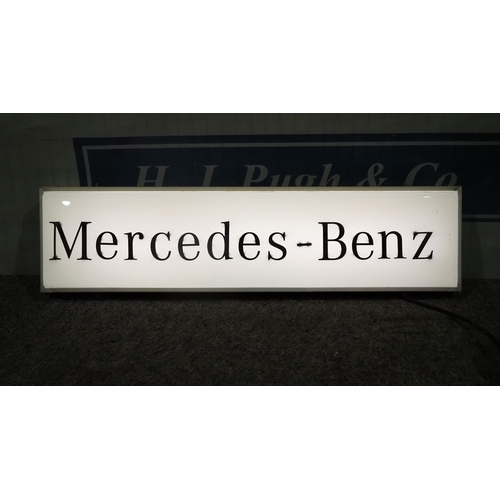 159 - Illuminated sign - Mercedes - Benz 12x48