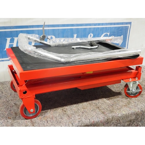 233 - Workshop table lift, 500kg capacity