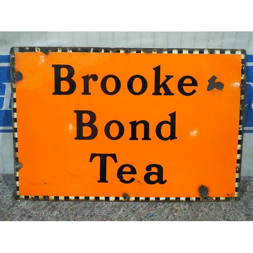 235 - Enamel sign - Brooke Bond Tea 20 x 30