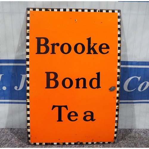 236 - Enamel sign - Brooke Bond Tea 20 x 30