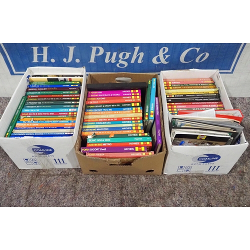 237 - 3 Boxes of assorted Haynes manuals