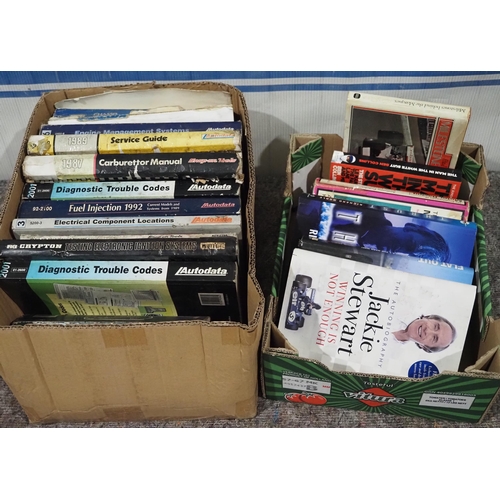 83 - Hardback books and car service books - being sold in aid of Cancer Research