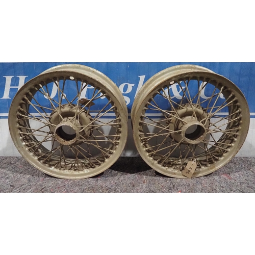 88 - 2 MG wire wheels