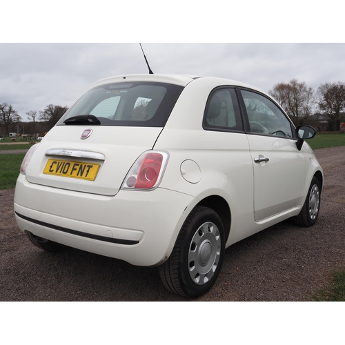 416 - Fiat 500 2010, 1242cc.
Runs and drives, recent new shocks and springs, new cam belt, new exhaust man... 