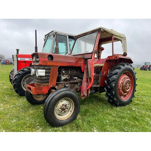 Massey Ferguson 165 tractor. Runs. No docs