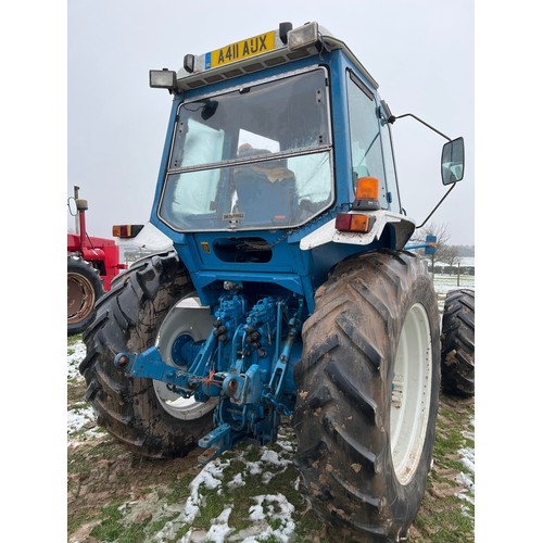 1023 - Ford 8210 4wd tractor. 1980s. Dual power, 4 spools, load monitor, pick up hitch and assister ram. En... 