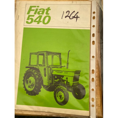 1264 - Fiat tractor sales brochures and Sekura cabs brochure