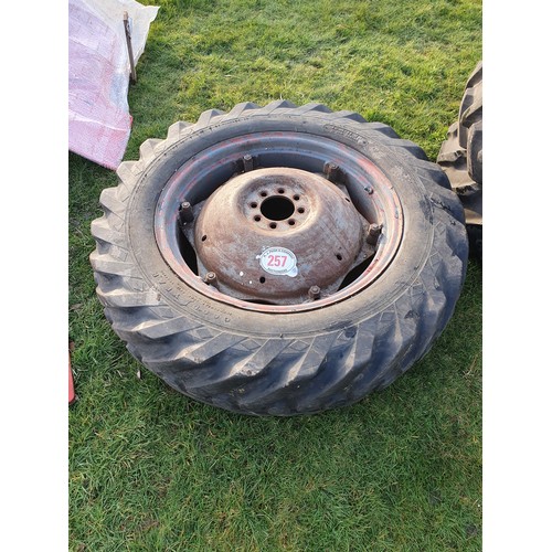 Goodyear 12 4 x 28 tyre and rim