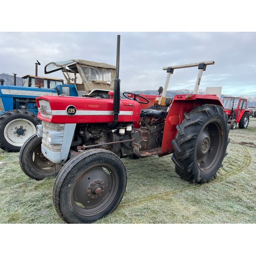 Massey Ferguson 135 Tractor Roll Bar 5080 Hours Nice Original Tractor Reg Gam 855j