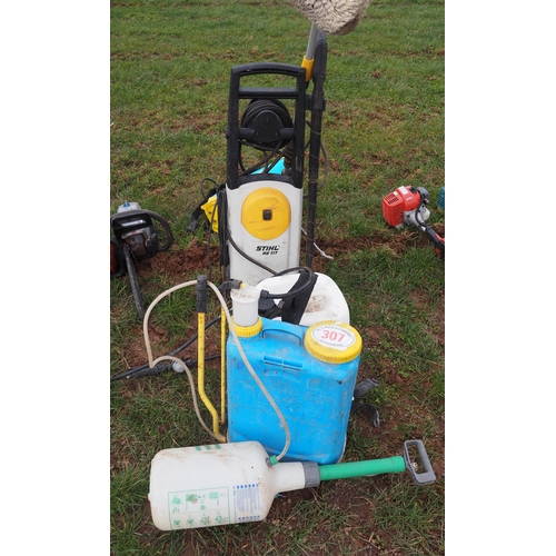 307 - Sprayers and pressure washer