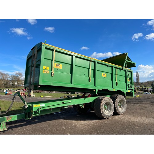 NC 16 Tonne tipping trailer. 2012. All in good working order. Very little use. C/w hydraulic tail gate and roll over sheet.