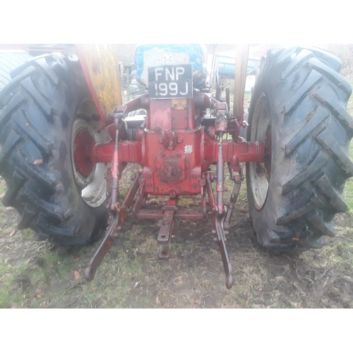 1751 - International 634 tractor. Starts and runs well. Low hours, smokes on start up. Vendor says prior to... 