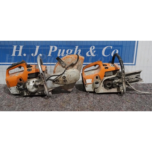 563 - 2 - Stihl TS400 cut off saws