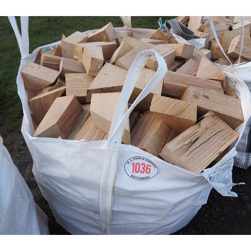 1036 - Bag of hardwood offcuts