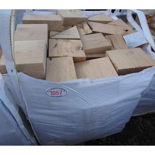 1057 - Bag of hardwood offcuts