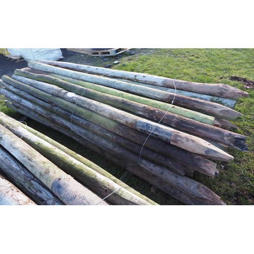 1120 - Bundle of hop poles